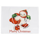 Search for snowman gift bags Green
