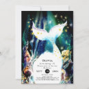 Search for seashell birthday invitations Mermaid