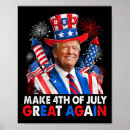 Search for vintage fireworks posters Usa flag