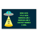 Search for alien ufo business cards Outer space