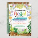 Search for retirement fiesta invitations Watercolor