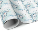 Search for dolphin wrapping paper Watercolor