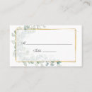 Search for silver wedding place cards gold