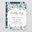 Search for hydrangea birthday invitations Watercolor