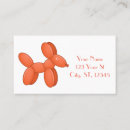 Search for balloon animals business cards Cartoon