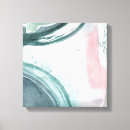 Search for circular canvas prints Watercolor