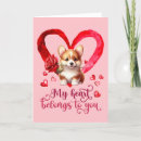 Search for corgi valentines day cards Rose