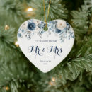 Search for just married ornaments Double sided