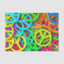 Search for peace sign tissue paper Retro