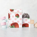 Search for strawberry wrapping paper Birthday