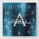 Search for monogram clocks Girly