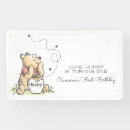 Search for winnie the pooh banners First birthday