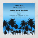 Search for palm tree birthday invitations Elegant