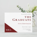 Search for mba graduation invitations Modern