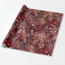 Search for burgundy and gold wrapping paper Floral