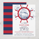 Search for marine birthday invitations Sailor