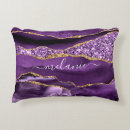 Search for purple pillows Purple and gold