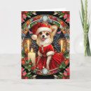 Search for pomeranian christmas cards Chihuahua