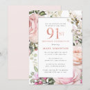 Search for 91st birthday invitations Elegant