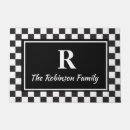 Search for black and white checkered doormats Buffalo check