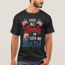 Search for give me liberty or death tshirts Bald