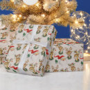 Search for vintage christmas wrapping paper Merry