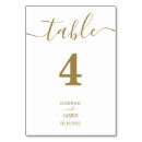 Search for gold foil table cards Stylish