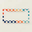 Search for checkerboard license plate frames Checkered