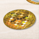 Search for disco ball coasters Gold