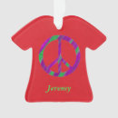 Search for peace sign ornaments Purple