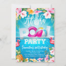 Search for hawaii birthday invitations Pool party