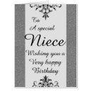 Search for special niece birthday cards Stylish