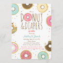 Search for donuts and diapers invitations Donut party