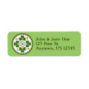 Search for irish return address labels Shamrock