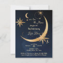 Search for starry night invitations Over the moon