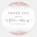 Search for rose gold stickers Bridal shower
