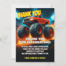 Search for monster truck thank you cards Boy
