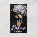 Search for black and purple business cards Cosmetologist