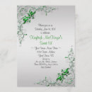 Search for silver and green sweet 16 invitations Elegant