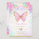 Search for gold butterfly invitations Whimsical