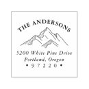 Search for mountain rubber stamps Modern