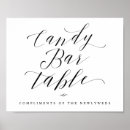 Search for sweets table sign posters Black and white