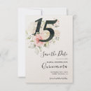 Search for birthday save the date postcards 15th birthday party