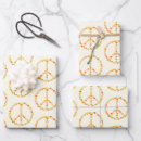 Search for peace sign wrapping paper Boho
