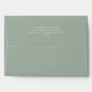 Search for sage green envelopes Minimalist