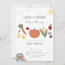 Search for organic baby shower invitations Gingham