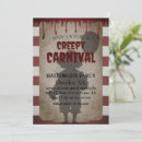 Search for carnival halloween invitations Clown