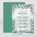 Search for pine tree wedding invitations Winter scenery  woodland mountains