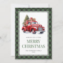 Search for red truck christmas cards Green