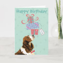 Search for springer spaniel birthday cards Dog